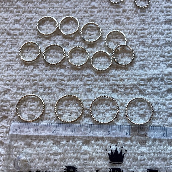 Jump Rings silver base metal - Picture 2 of 11